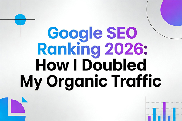 Google SEO Ranking 2026: How I Doubled My Organic Traffic (Without Chasing Algorithm Updates)