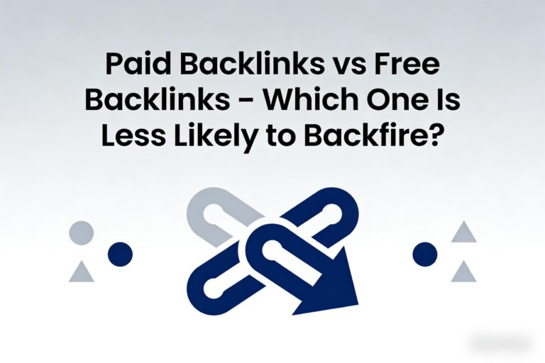 Paid Backlinks vs Free Backlinks – Which One Is Less Likely to Backfire?
