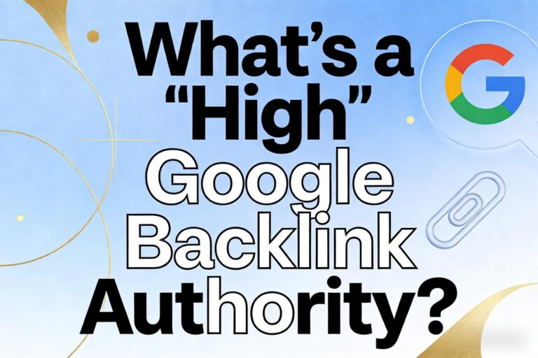 What’s a ‘High’ Google Backlink Authority? (Stop Chasing the Wrong Numbers)