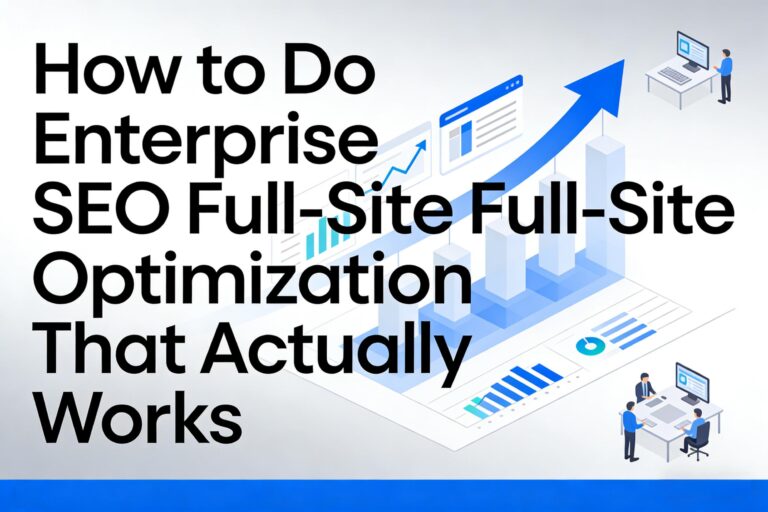 How to Do Enterprise SEO Full-Site Optimization That Actually Works (No Fluff, Just Results)