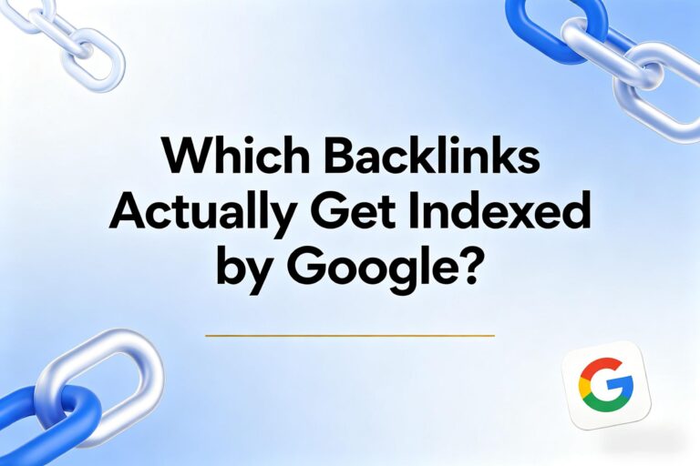 Which Backlinks Actually Get Indexed by Google? (And Which Are a Total Waste)