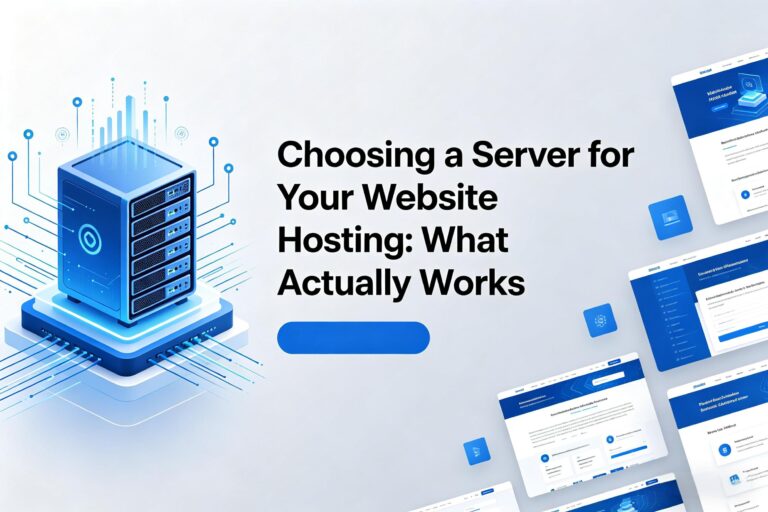 Choosing a Server for Your Website Hosting: What Actually Works (And What’s Just Hype)