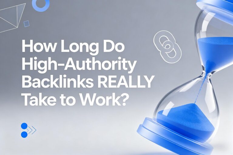 How Long Do High-Authority Backlinks REALLY Take to Work?(Honest Answer)