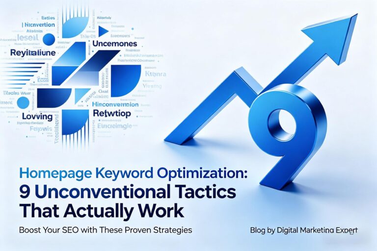 Homepage Keyword Optimization: 9 Unconventional Tactics That Actually Work