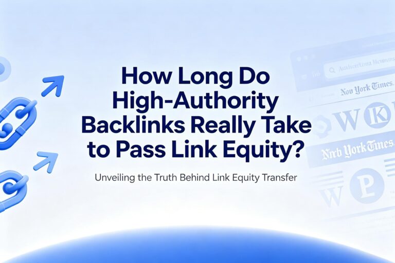 How Long Do High-Authority Backlinks Really Take to Pass Link Equity? (I Waited 9 Months for One)