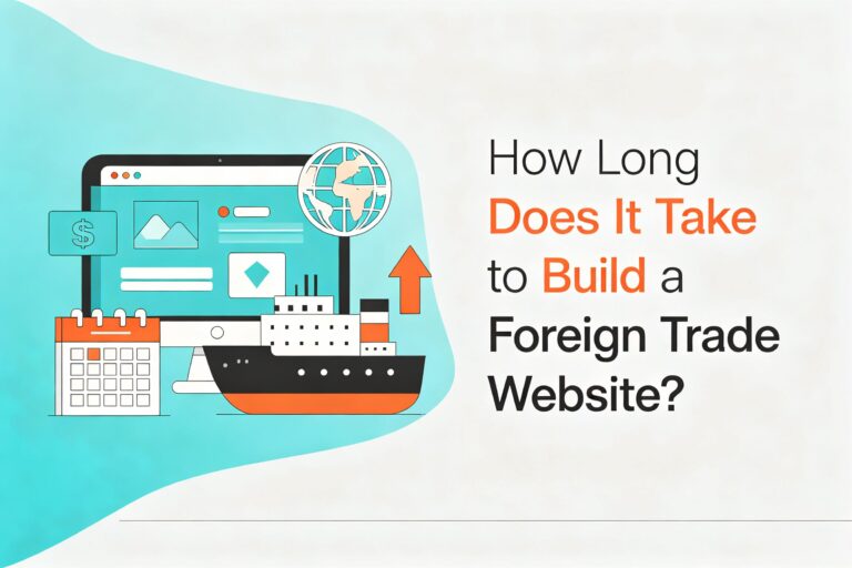 How Long Does It Take to Build a Foreign Trade Website?