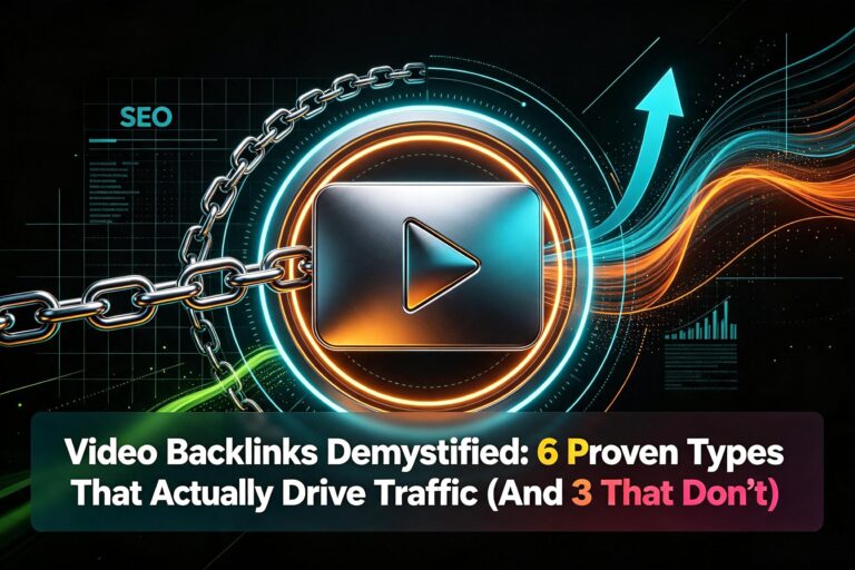 Video Backlinks Demystified: 6 Proven Types That Actually Drive Traffic (And 3 That Don’t)